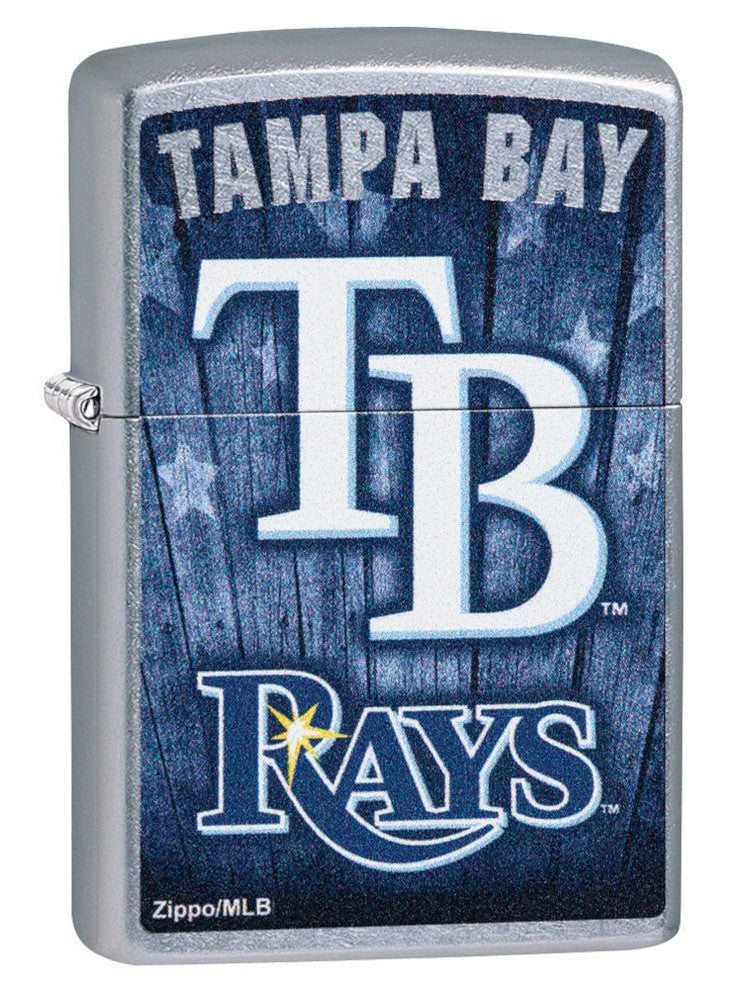 Zippo Lighter: MLB Tampa Bay Rays - Street Chrome 29980