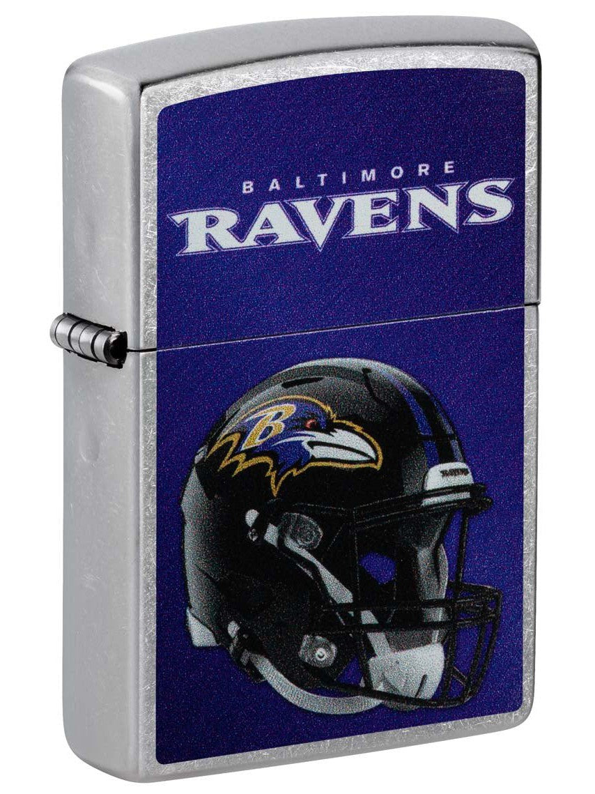 Zippo Lighter: NFL Football, Baltimore Ravens - Street Chrome 48420