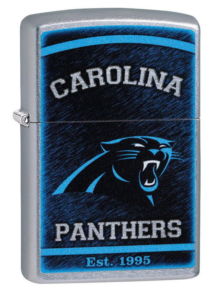 Zippo Lighter: NFL Football Carolina Panthers - Street Chrome 29936