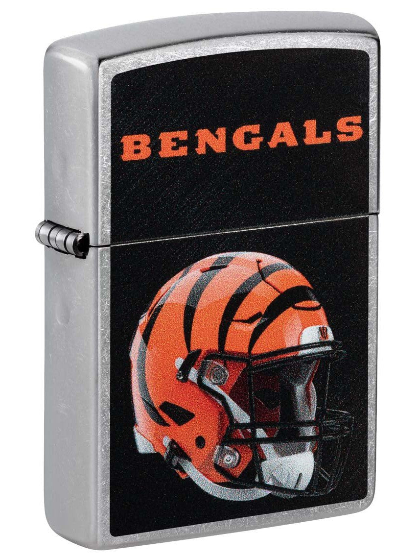 Zippo Lighter: NFL Football, Cincinnati Bengals - Street Chrome 48424