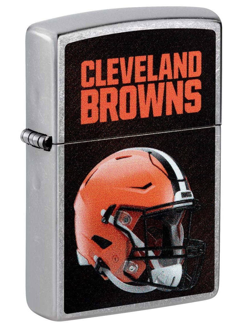 Zippo Lighter: NFL Football, Cleveland Browns - Street Chrome 48425