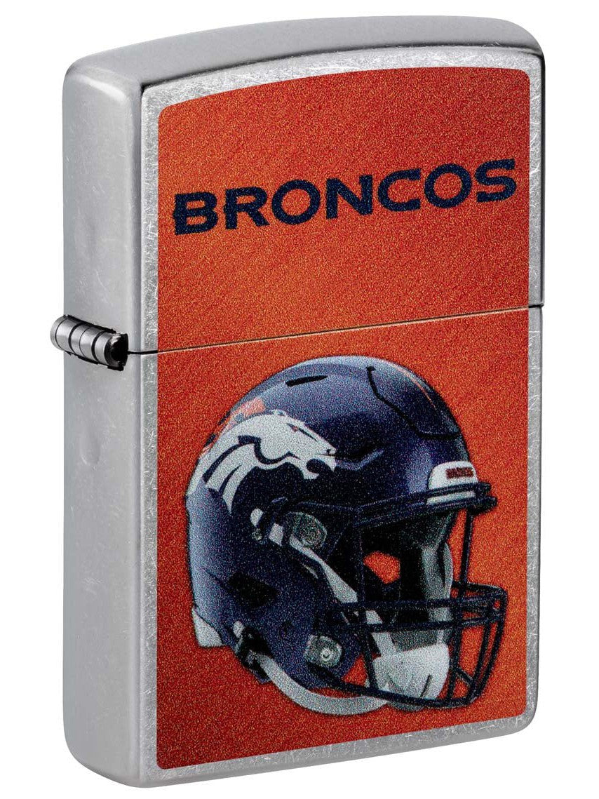 Zippo Lighter: NFL Football, Denver Broncos - Street Chrome 48427