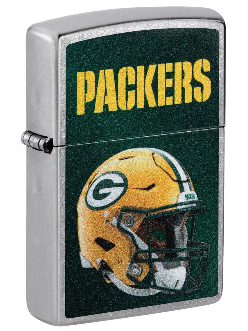 Zippo Lighter: NFL Football, Green Bay Packers - Street Chrome 48429