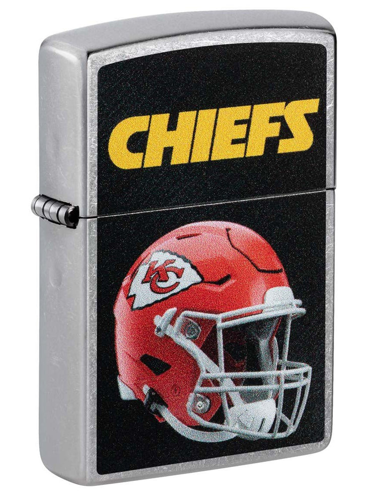 Zippo Lighter: NFL Football, Kansas City Chiefs - Street Chrome 48434