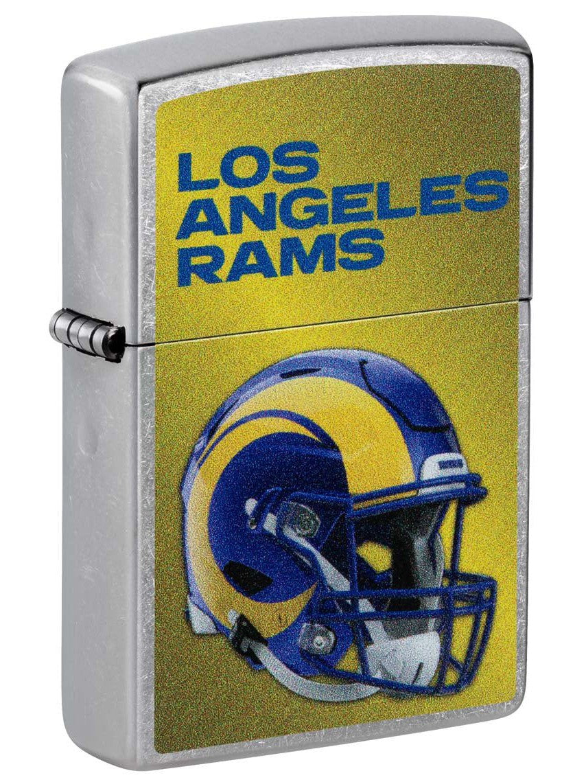 Zippo Lighter: NFL Football, Los Angeles Rams - Street Chrome 48437