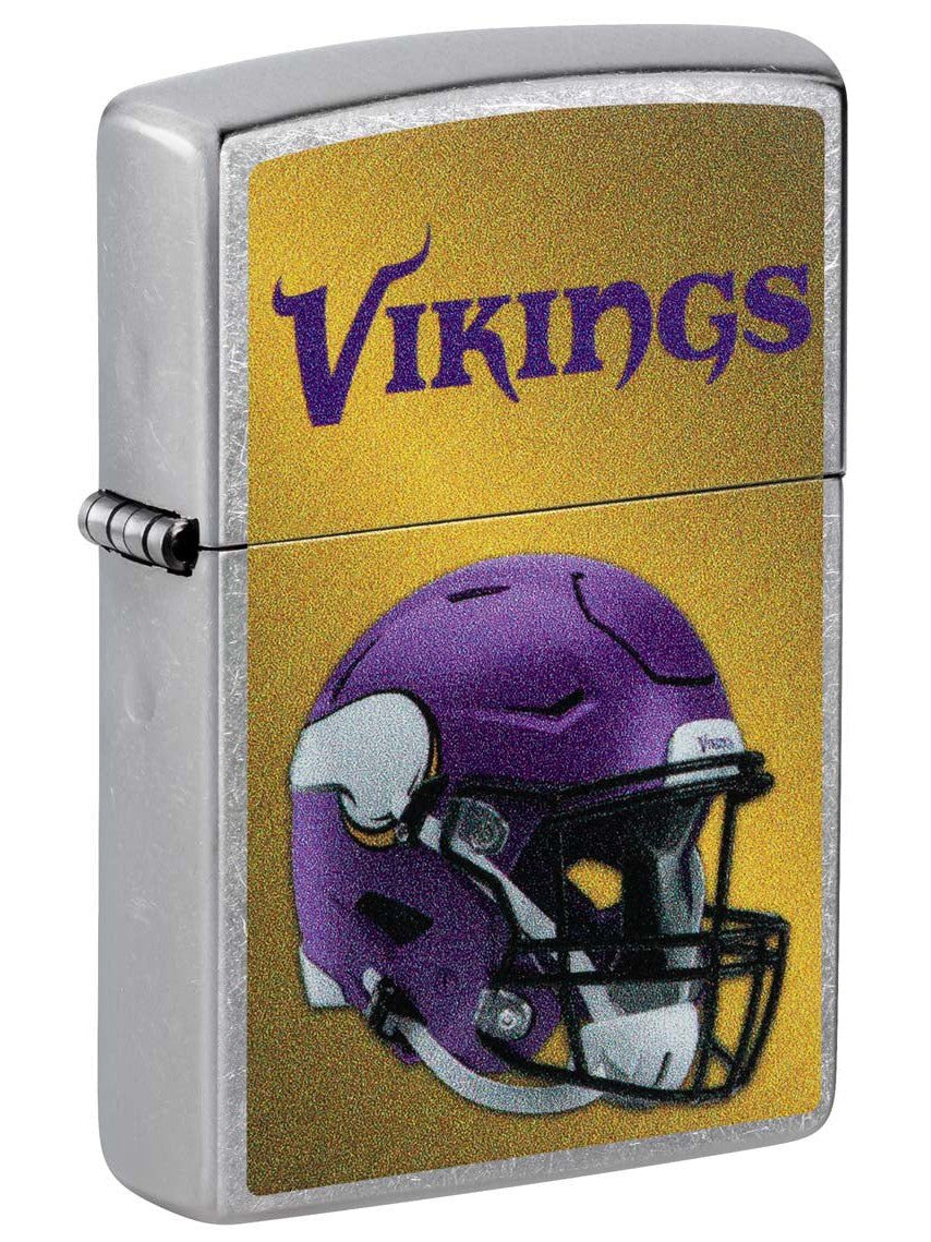 Zippo Lighter: NFL Football, Minnesota Vikings - Street Chrome 48439