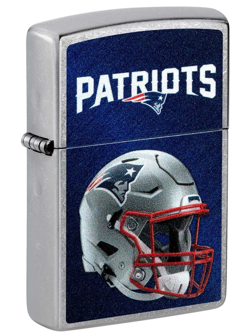 Zippo Lighter: NFL Football, New England Patriots - Street Chrome 48440