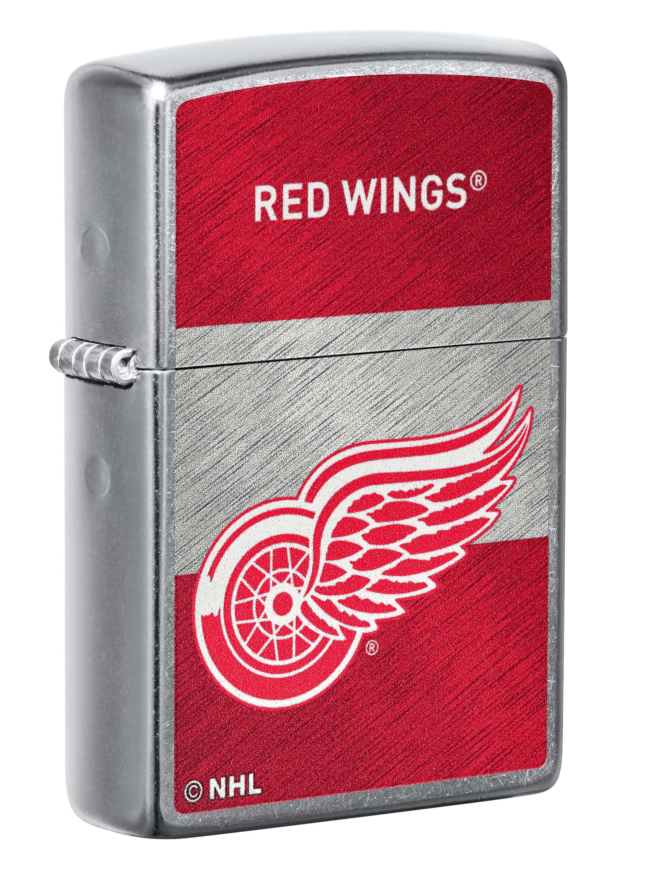 Zippo Lighter: NHL Hockey Detroit Red Wings - Street Chrome 48038