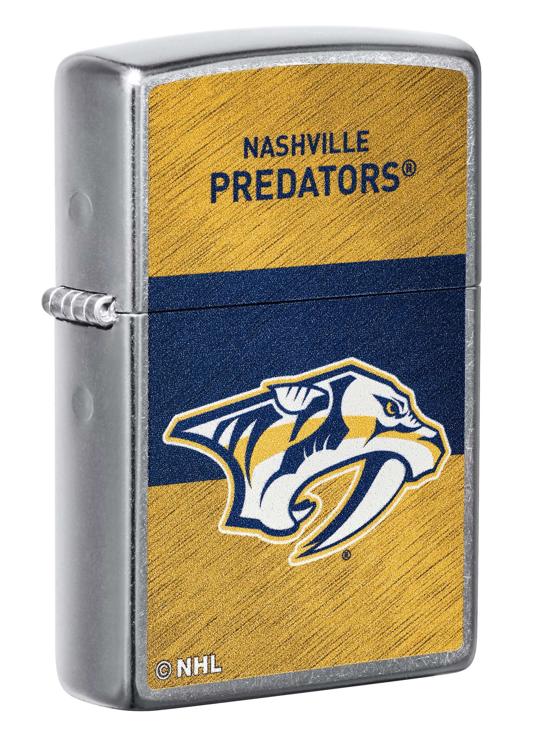 Zippo Lighter: NHL Hockey Nashville Predators - Street Chrome 48044