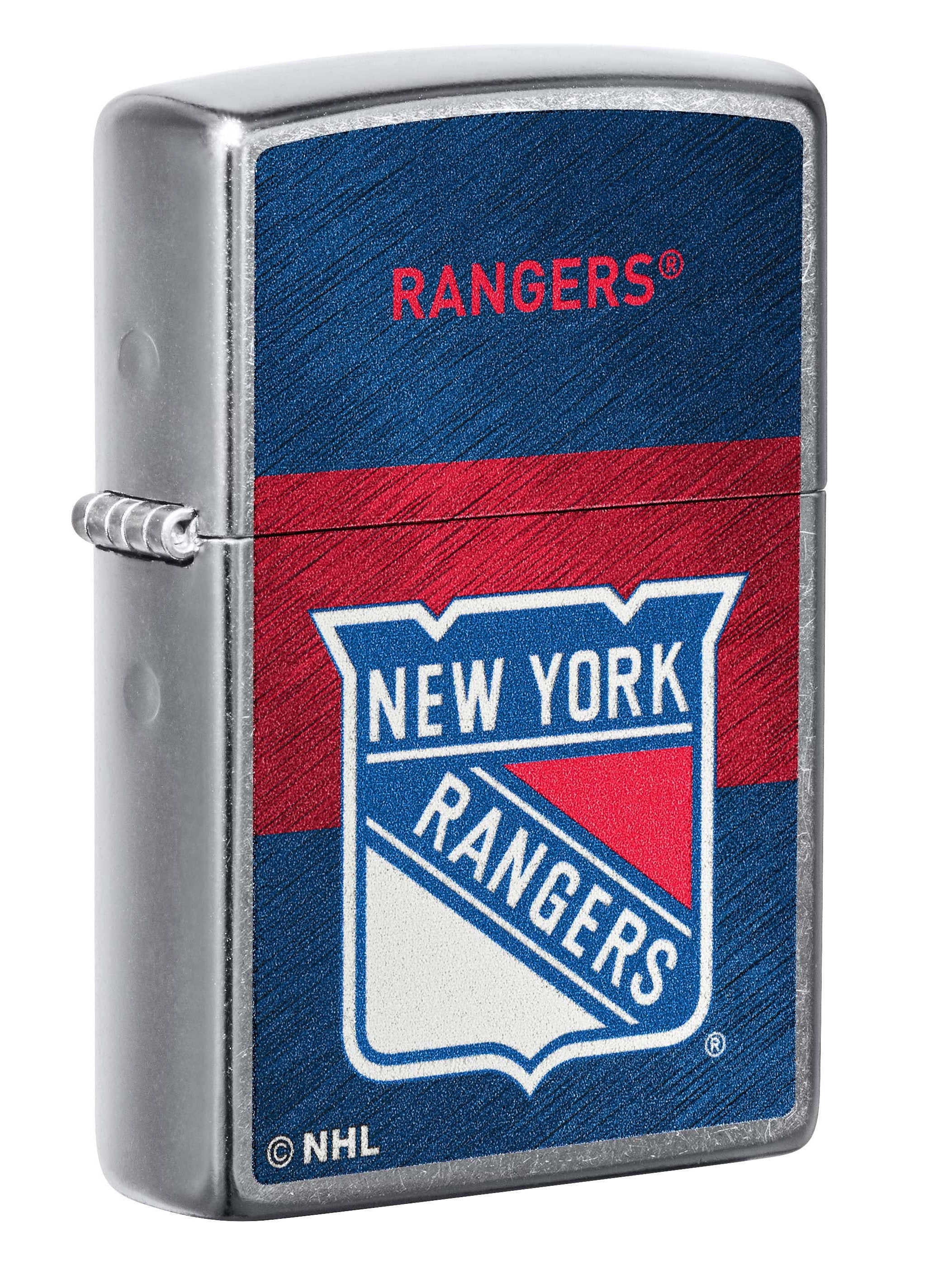 Zippo Lighter: NHL Hockey New York Rangers - Street Chrome 48047