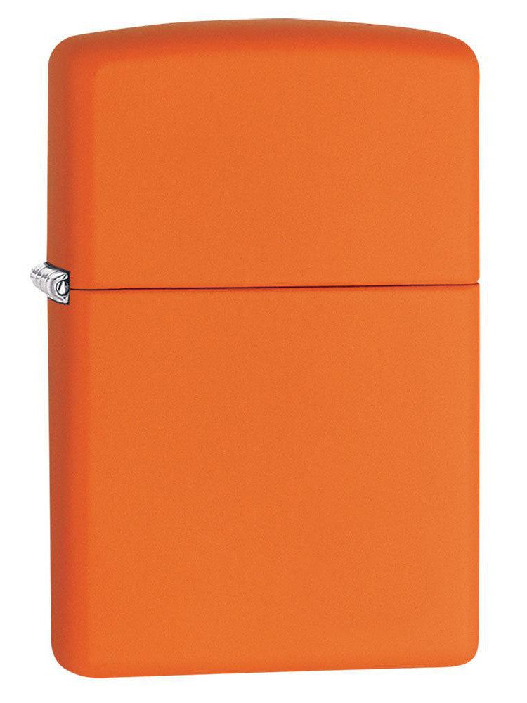Zippo Lighter: Orange Matte 231