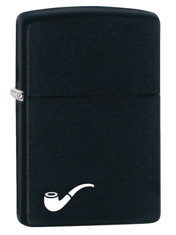 Zippo Lighter: Pipe - Black Matte 218PL