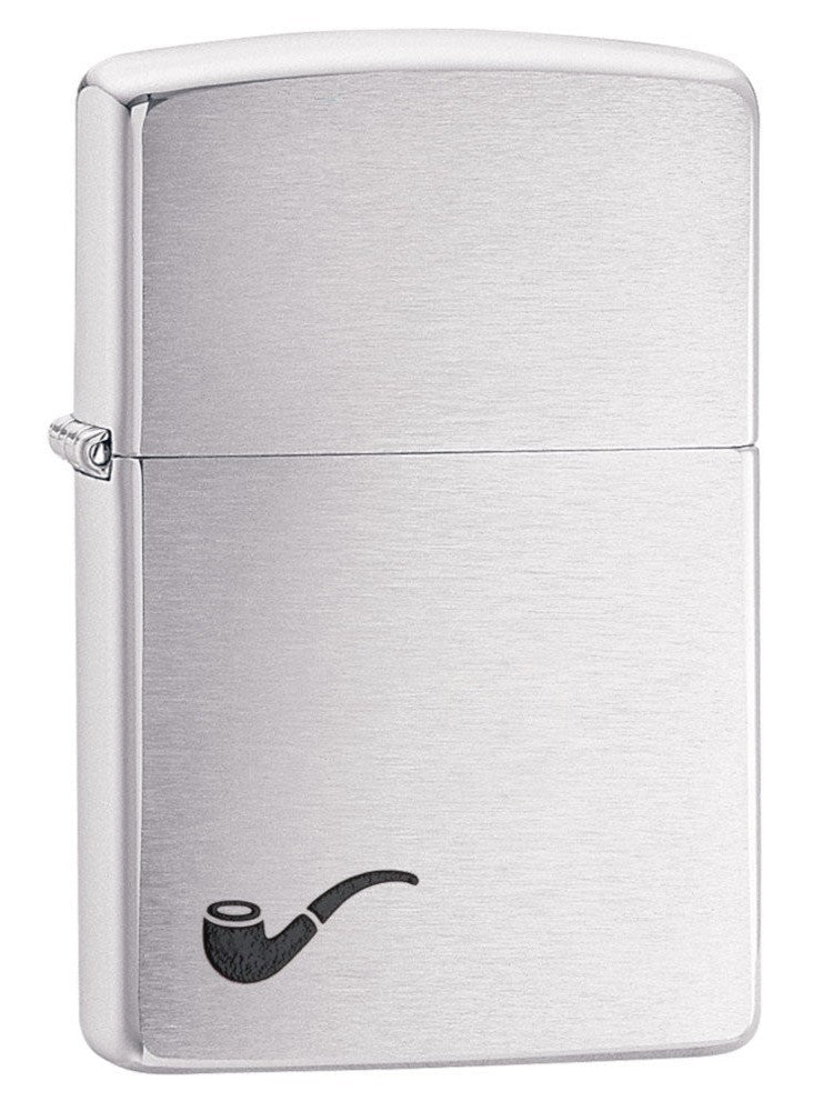 Zippo Lighter: Pipe - Brushed Chrome 200PL