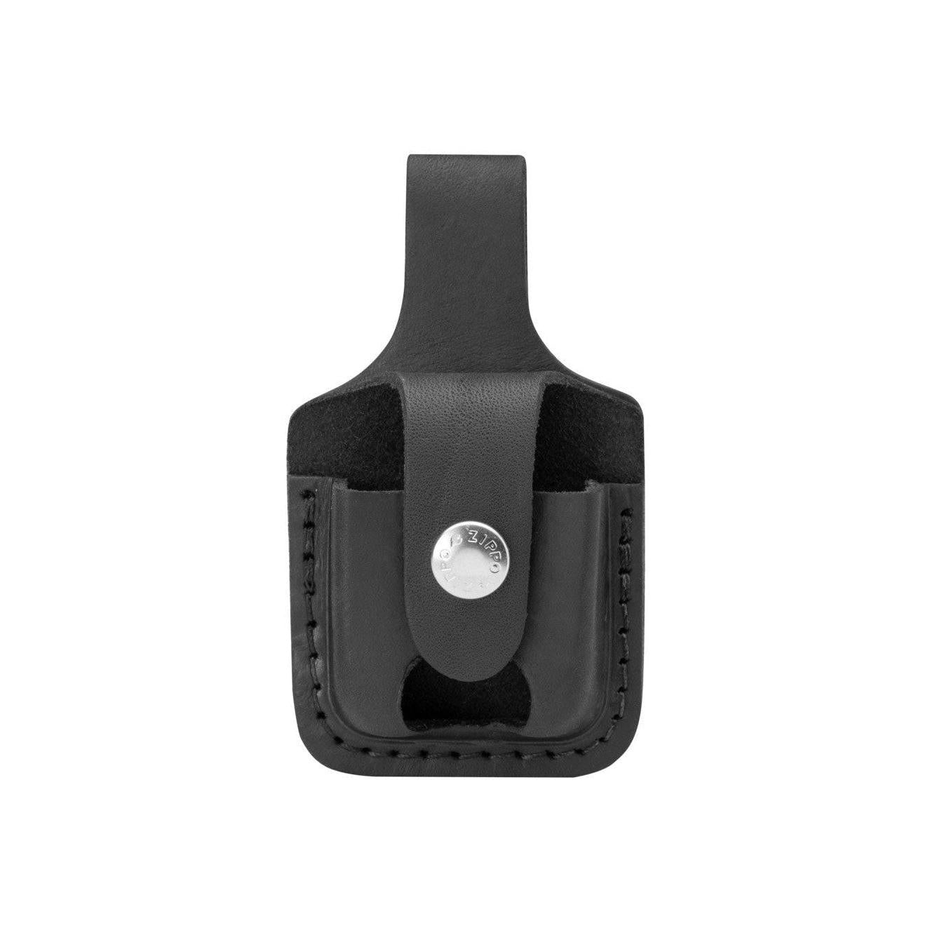 Zippo Lighter Pouch with Loop and Thumb Notch - Black LPTBK