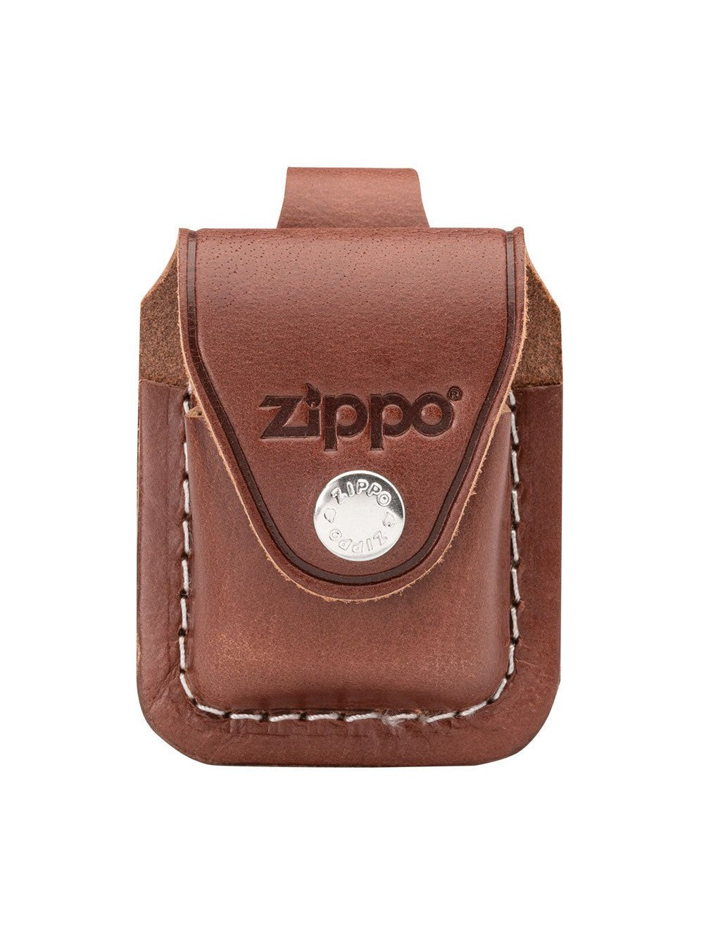 Zippo Lighter Pouch with Loop - Brown LPLB