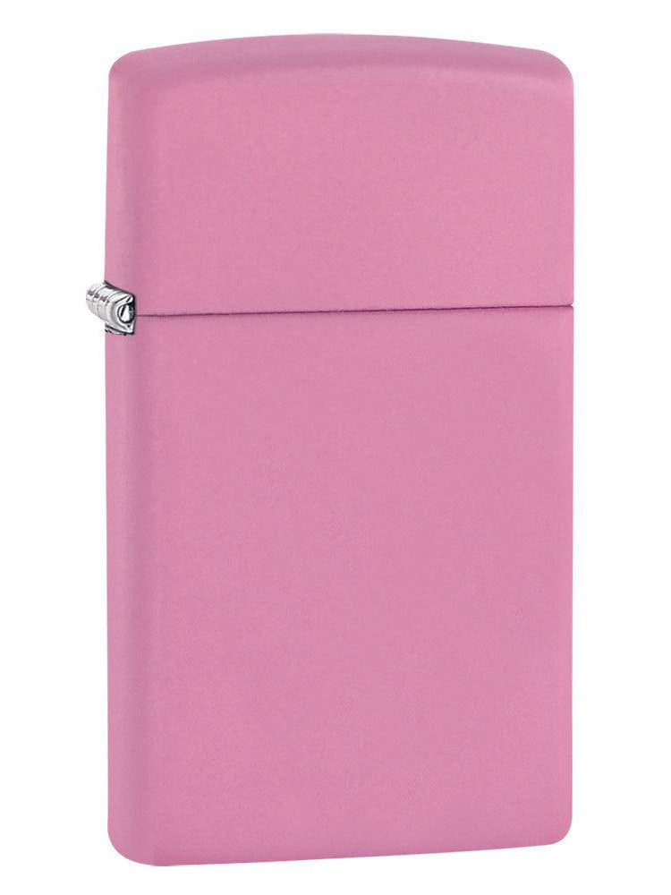 Zippo Lighter: Slim - Pink Matte 1638