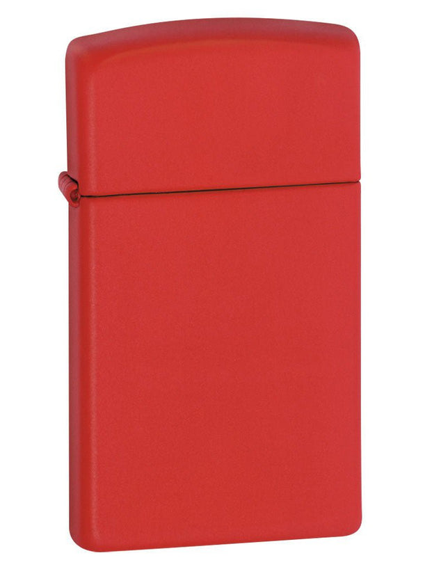 Zippo Lighter: Slim - Red Matte 1633
