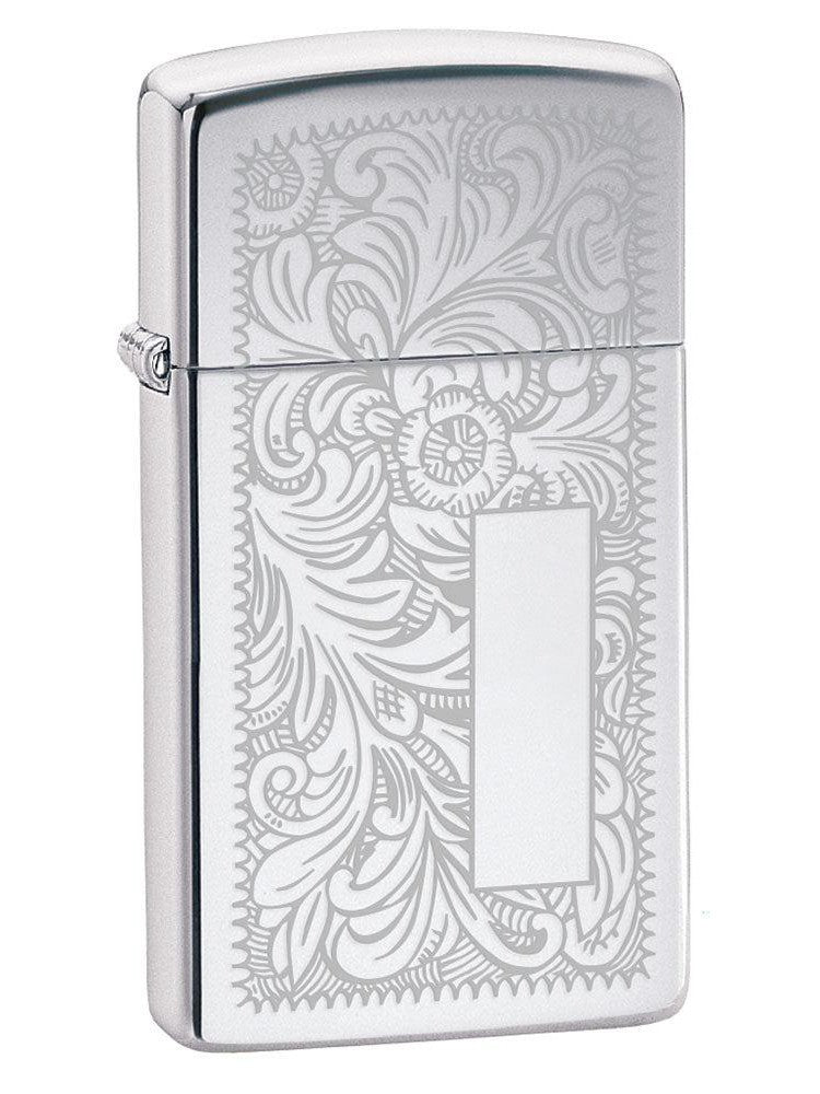 Zippo Lighter: Slim Venetian - HP Chrome 1652