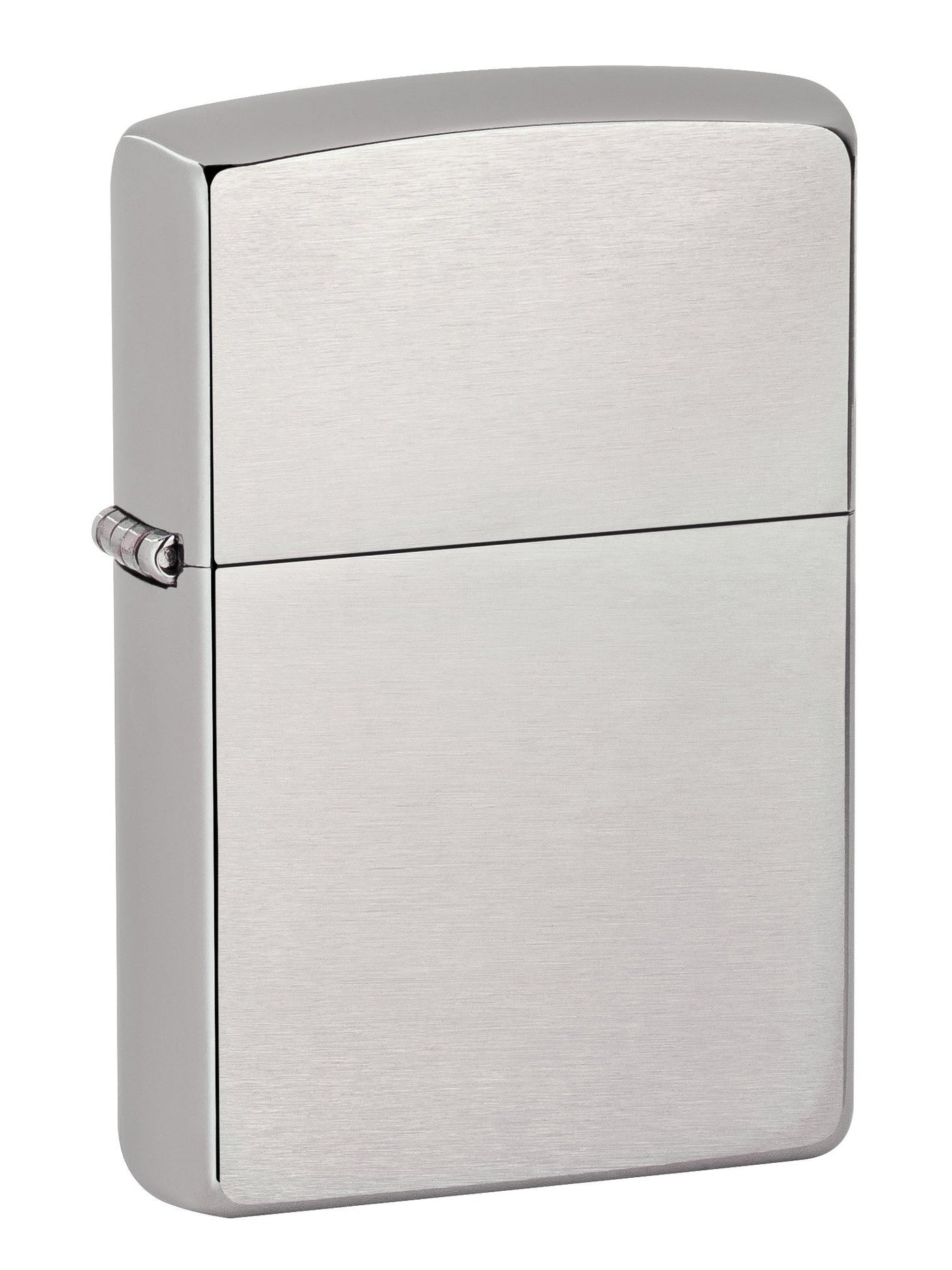 Zippo Lighter: Solid Sterling Silver - Brushed 13