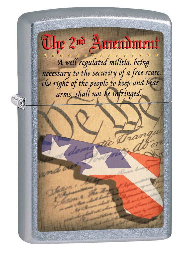 Zippo Lighter: The Second Amendment Rights - Street Chrome 78711