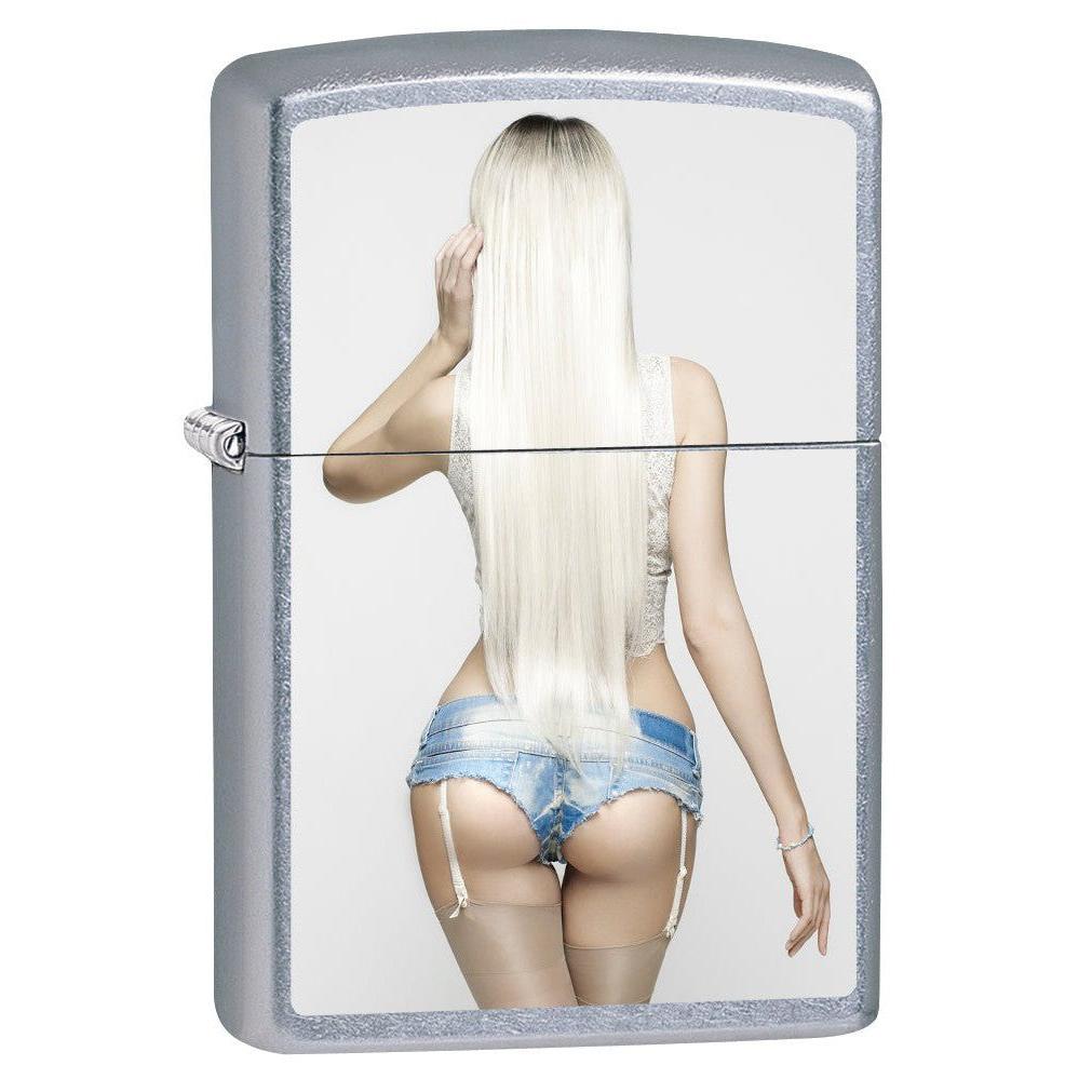 Zippo Lighter: Your Behind - Street Chrome 76404