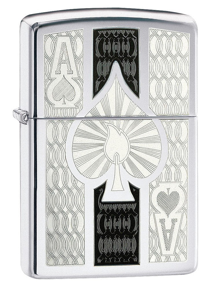 Zippo Lighter: Zippo Ace - HP Chrome 24196