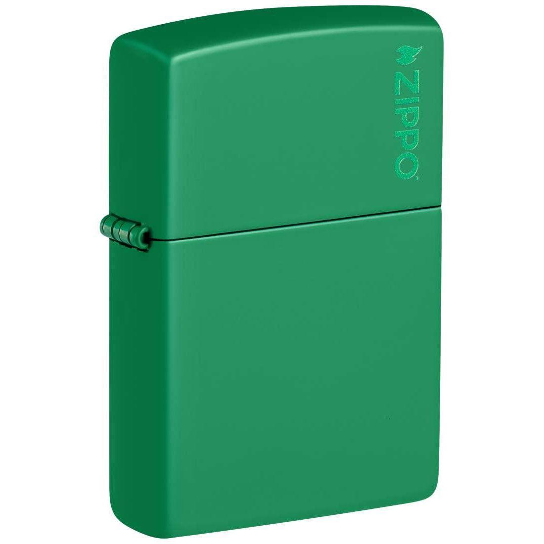 Zippo Lighter: Zippo Logo - Golf Green Matte 48629ZL