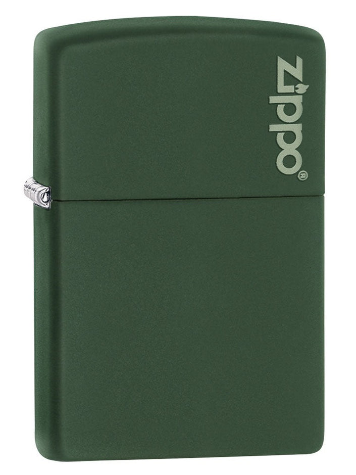 Zippo Lighter: Zippo Logo - Green Matte 221ZL