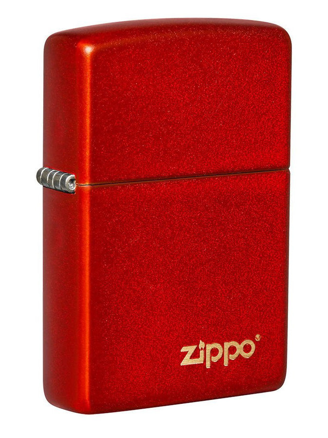 Zippo Lighter: Zippo Logo - Metallic Red 49475ZL