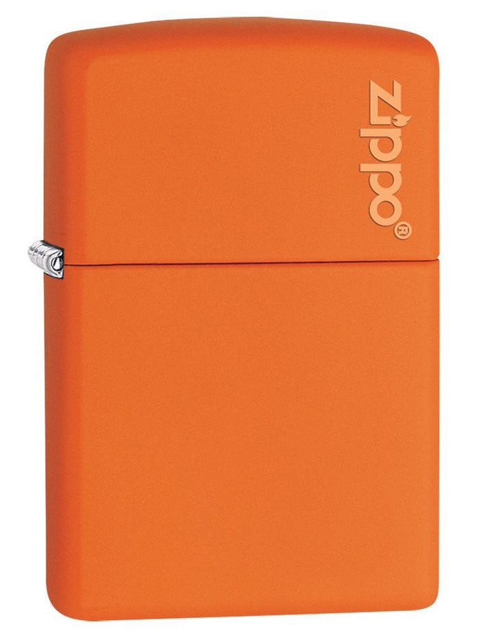 Zippo Lighter: Zippo Logo - Orange Matte 231ZL