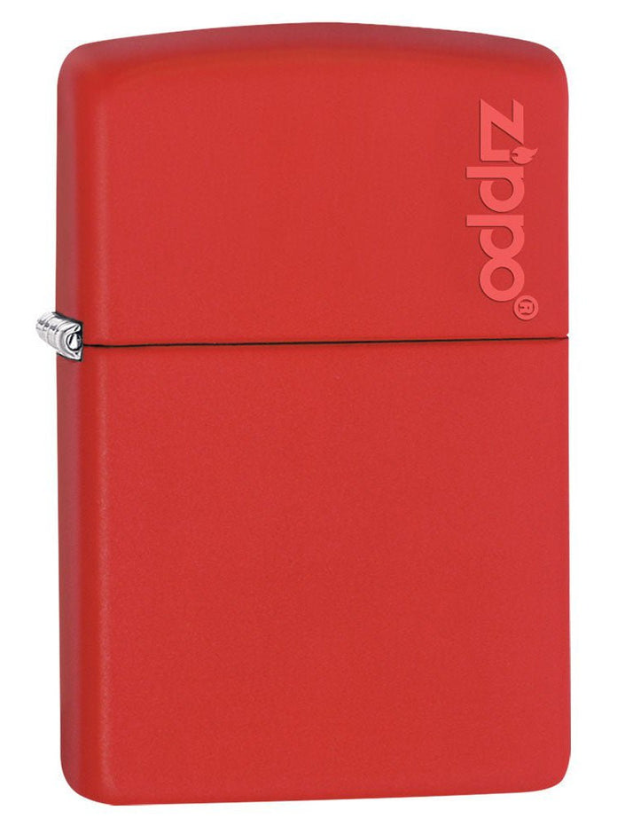 Zippo Lighter: Zippo Logo - Red Matte 233ZL