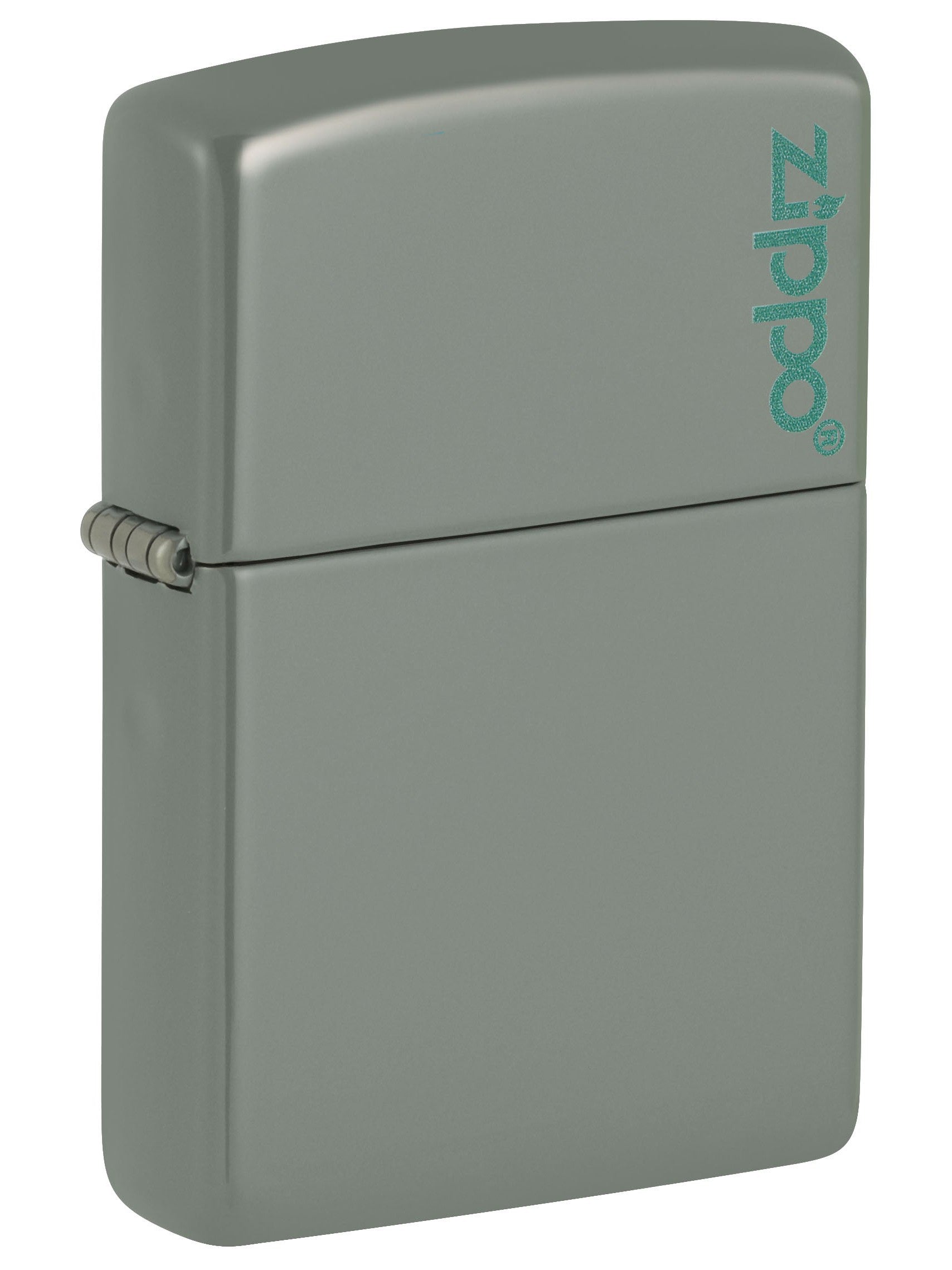 Zippo Lighter: Zippo Logo - Sage 49843ZL