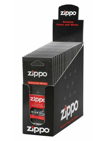 Zippo Wicks, Box of 24 Cards (One Wick per Card) - 2425